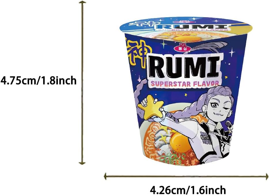 Movie Sticker, 60pcs Demon Movie Hunters Stickers for Kids, Korean Idol Sticker Anime Style Stickers for Water Bottles, Huntrx, Saja Boys, Jinwoo, Rumi, Decal Gifts for Teens Girls Boys