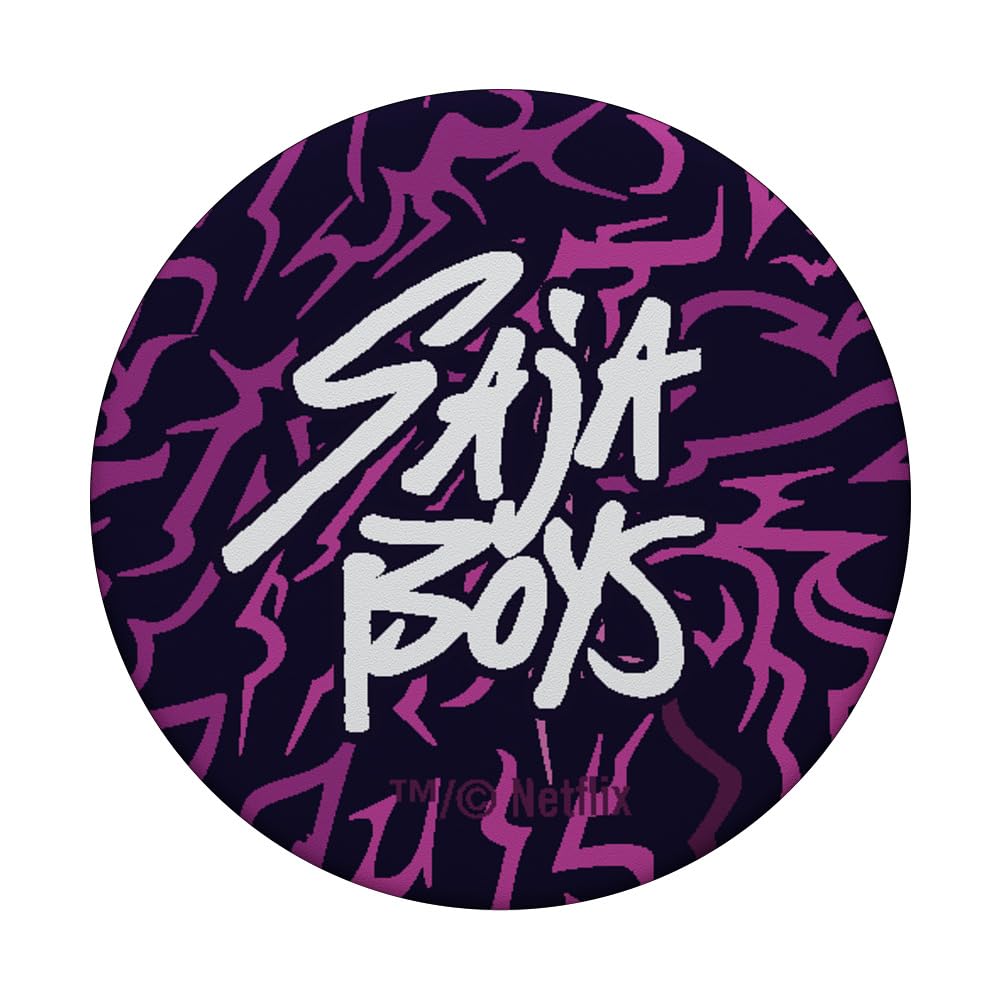Saja Boys "Demon Pattern" PopGrip | KPop Demon Hunters Official Aesthetic Phone Accessory