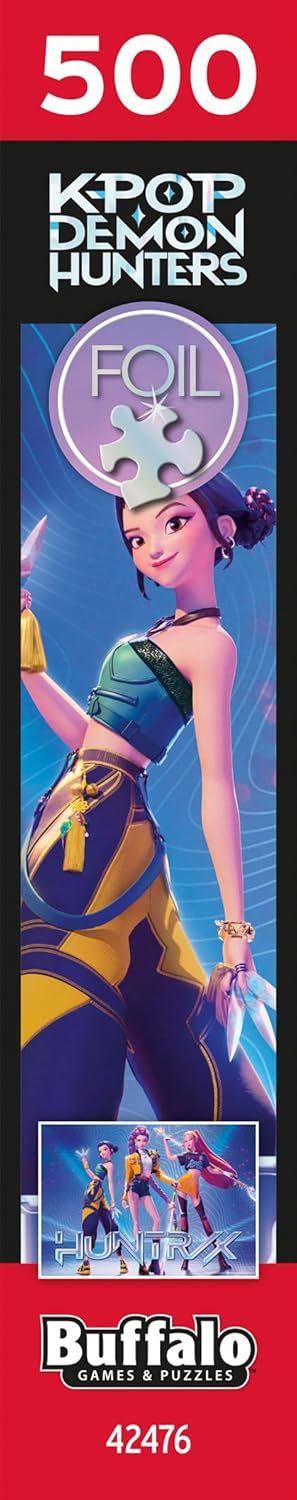 Buffalo Games Huntrix: K-Pop Demon Hunters 500-Piece Foil Jigsaw Puzzle