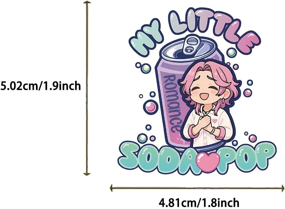 Saja Boys 50-Piece Sticker Pack | K-Pop Demon Hunters Waterproof Vinyl Decal Set