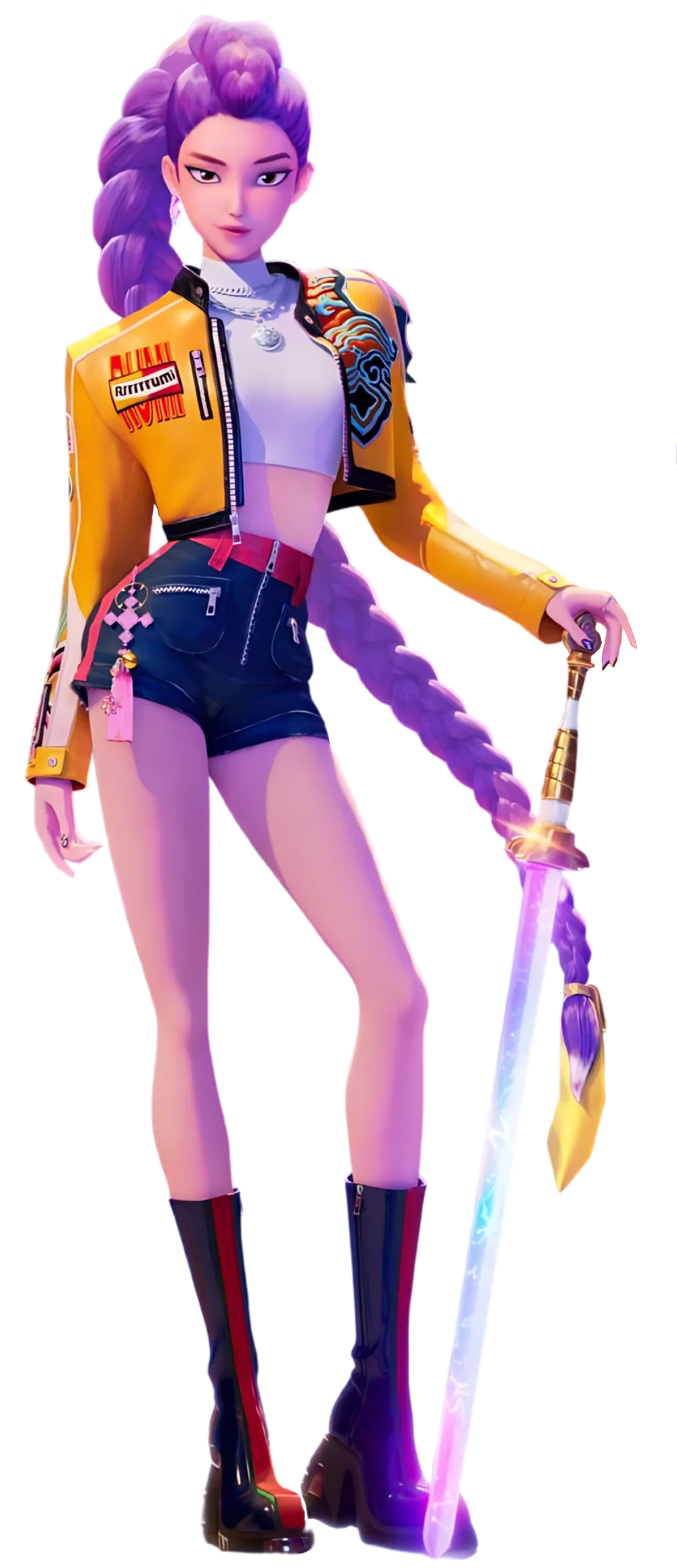 Rumi from K-Pop Demon Hunters featured in the official Rumi merchandise collection