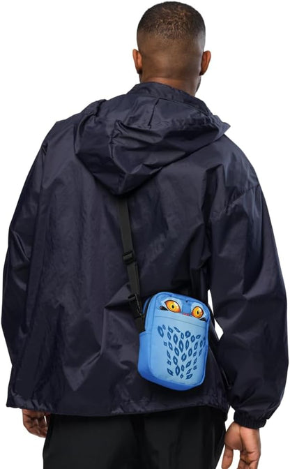 KPop Demon Hunters Derpy Tiger Crossbody Bag – Cute Character Shoulder Purse with Adjustable Strap – Lightweight Everyday Accessory – Officially Licensed