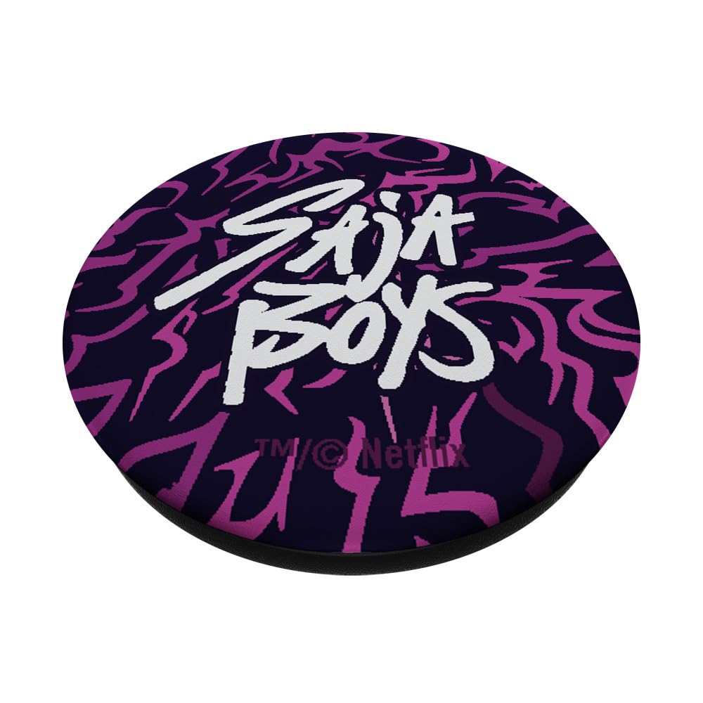 Saja Boys "Demon Pattern" PopGrip | KPop Demon Hunters Official Aesthetic Phone Accessory