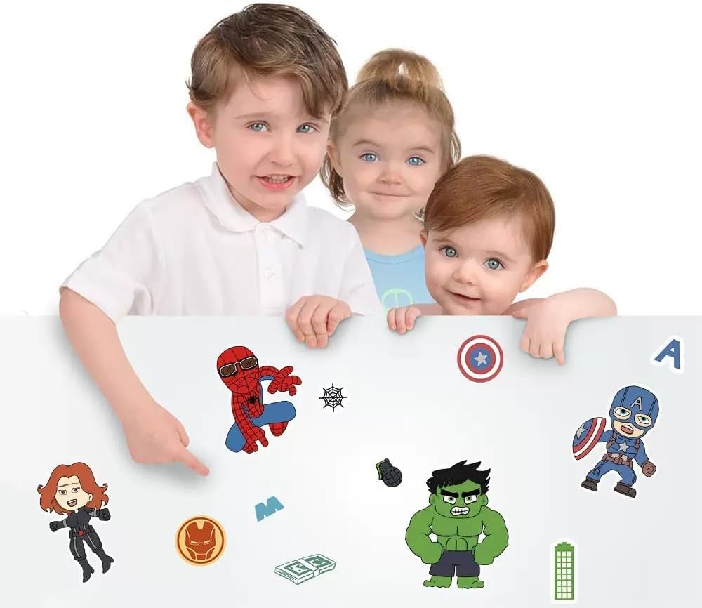 K-Pop Demon Hunters DIY "Make-A-Face" Sticker Set | 24-Sheet Saja Boys & Huntrix Interactive Party Decals