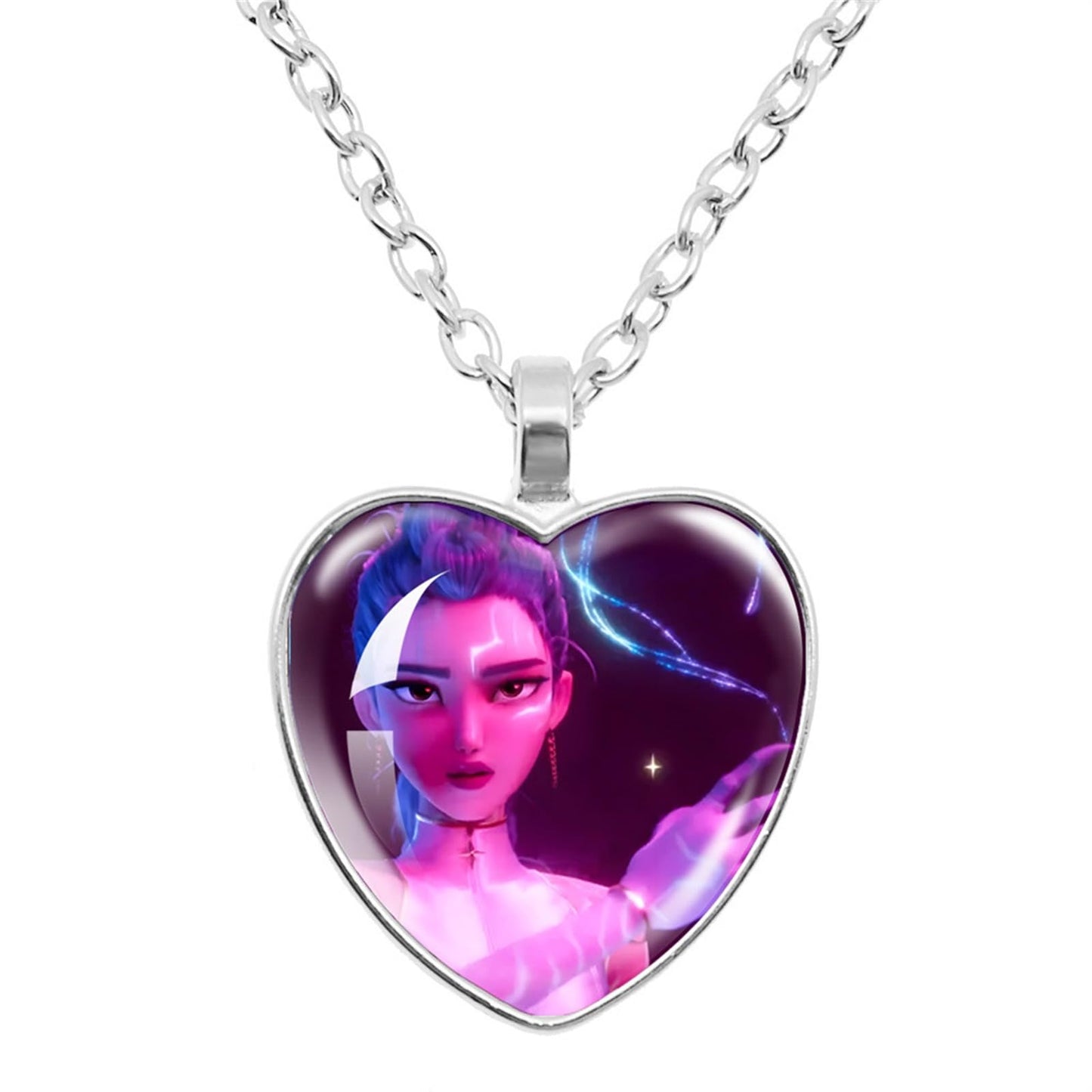 K-Pop Demon Hunters Necklace — Collectible Character Jewelry Gift