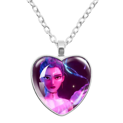 K-Pop Demon Hunters Necklace — Collectible Character Jewelry Gift