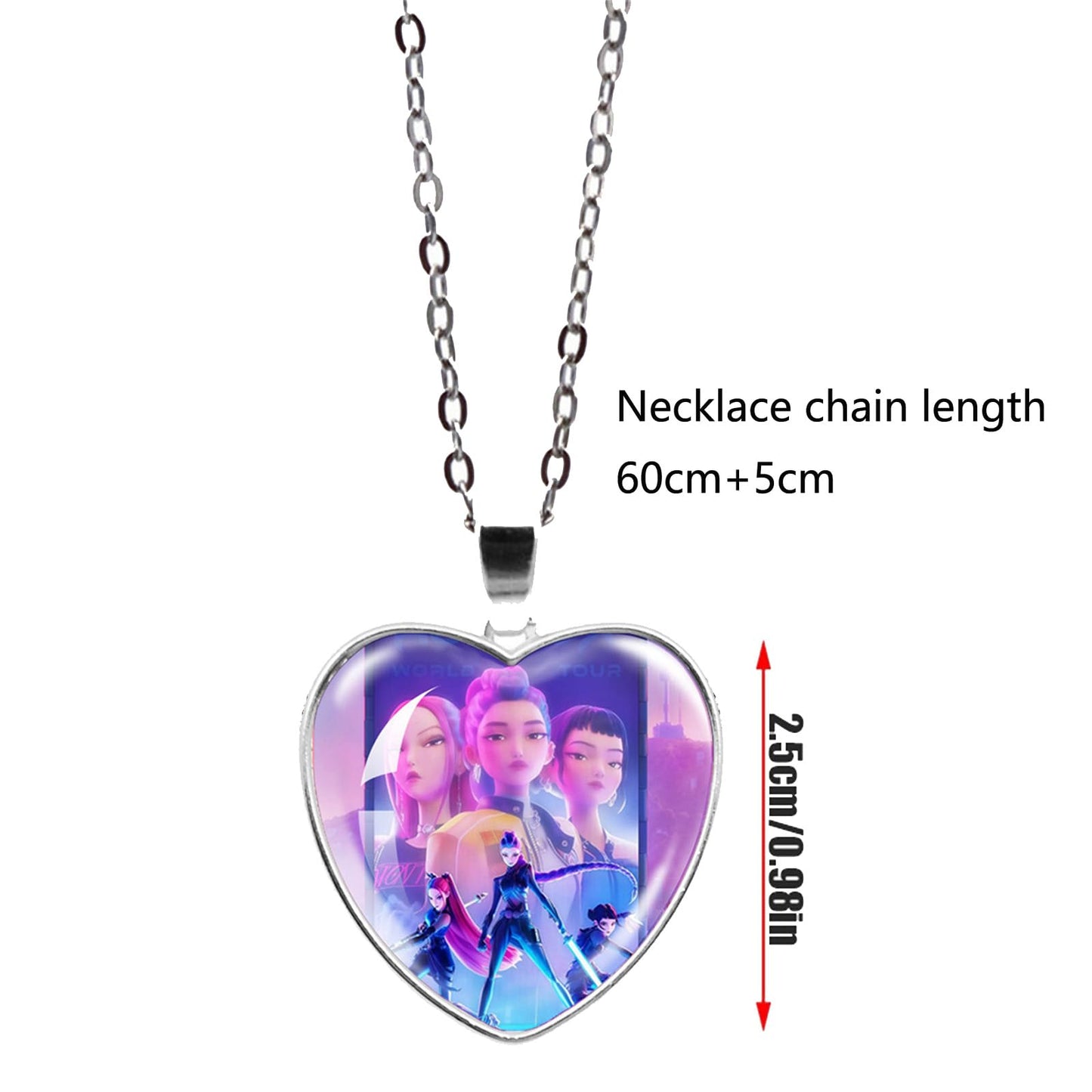 K-Pop Demon Hunters Necklace — Collectible Character Jewelry Gift