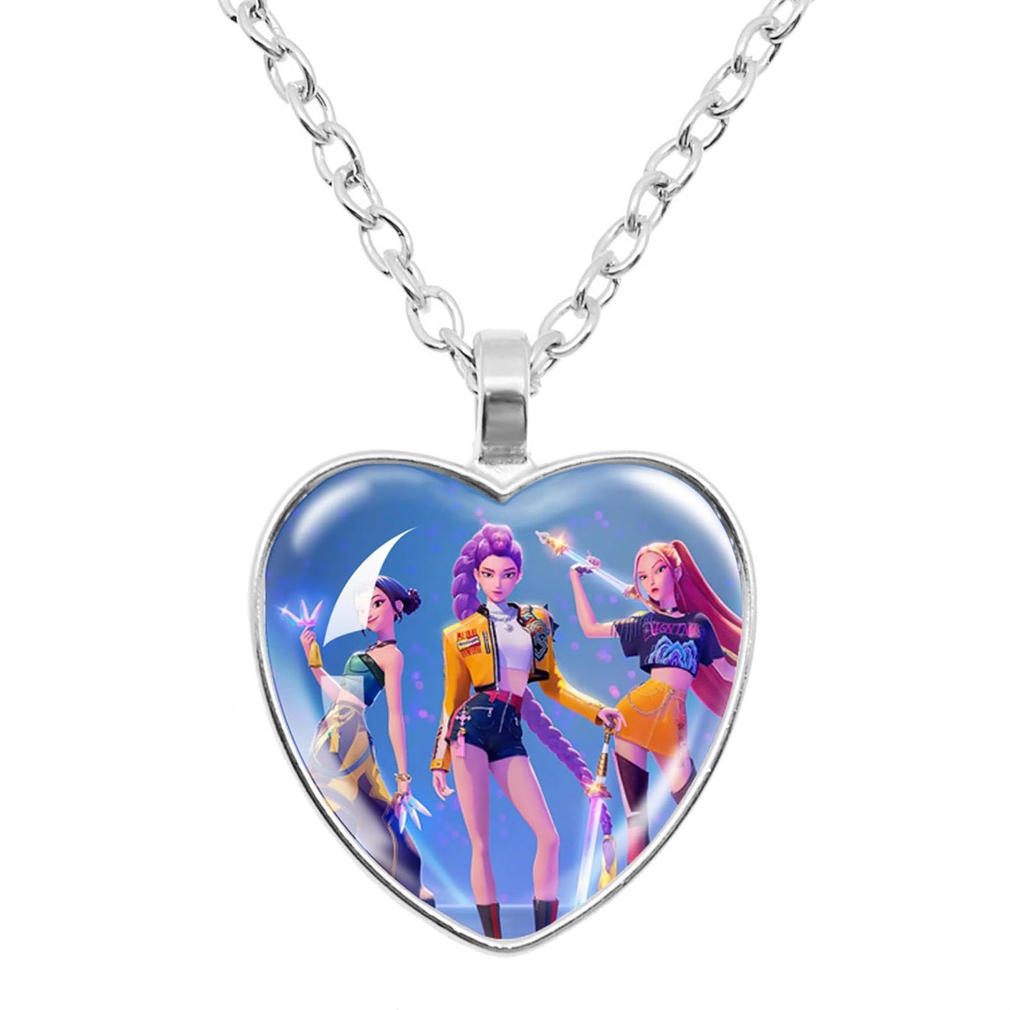 K-Pop Demon Hunters Necklace — Collectible Character Jewelry Gift