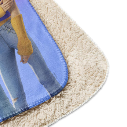 Saja Boys "The Pride" Sherpa Fleece Blanket | K-Pop Demon Hunters Cozy Anime Throw