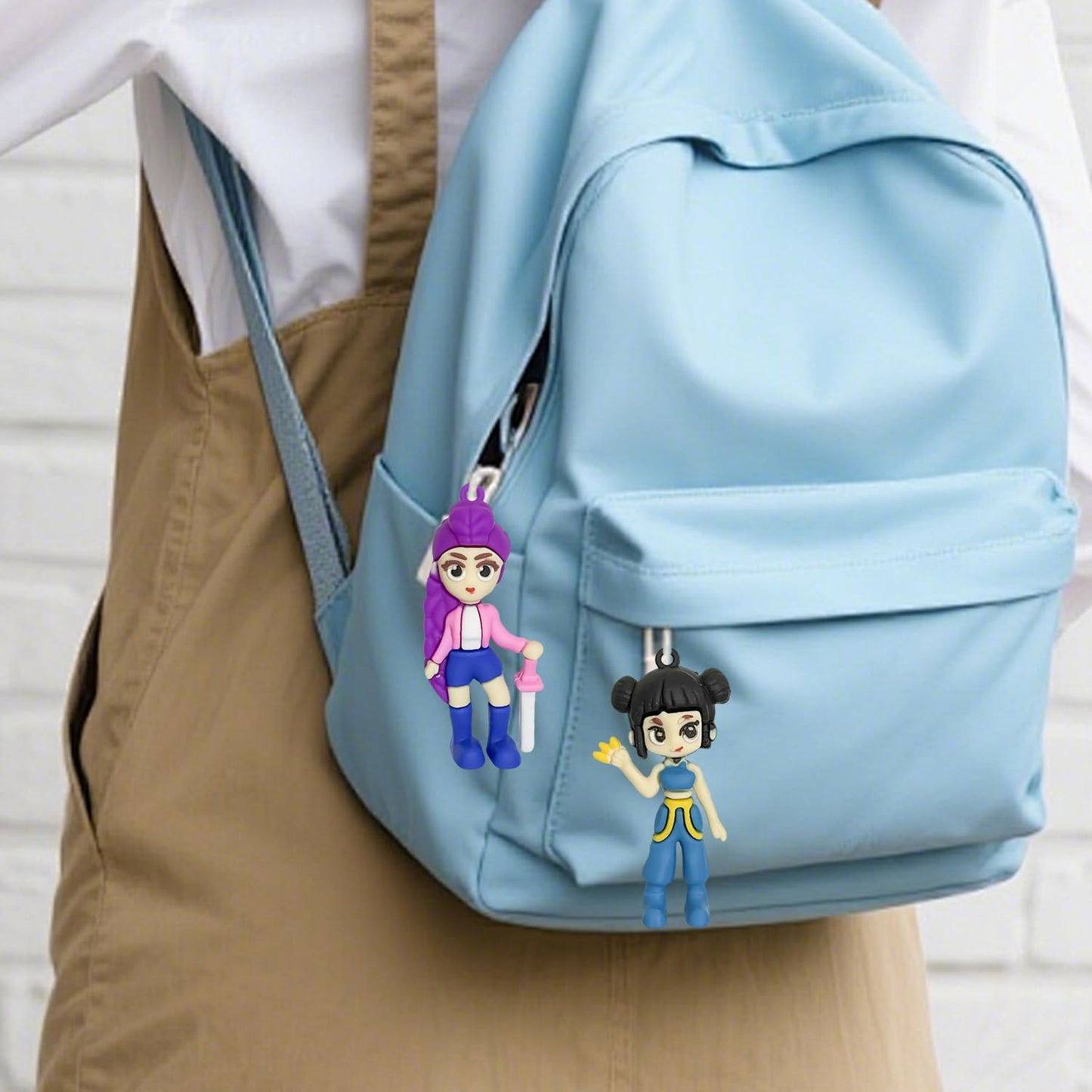 K-Pop Demon Hunters Action Figures — Huntrix Korean Idol Demon Doll Set (10-Piece)