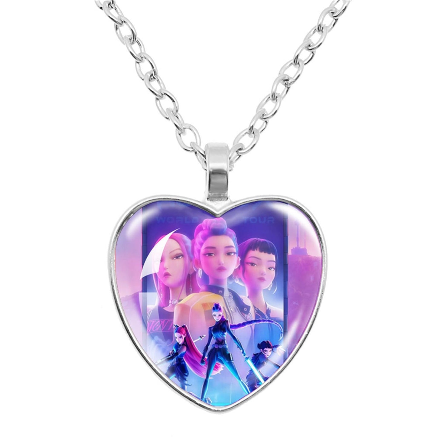K-Pop Demon Hunters Necklace — Collectible Character Jewelry Gift