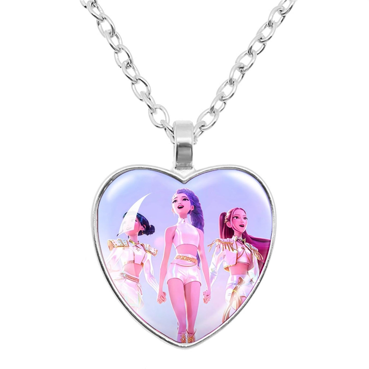 K-Pop Demon Hunters Necklace — Collectible Character Jewelry Gift