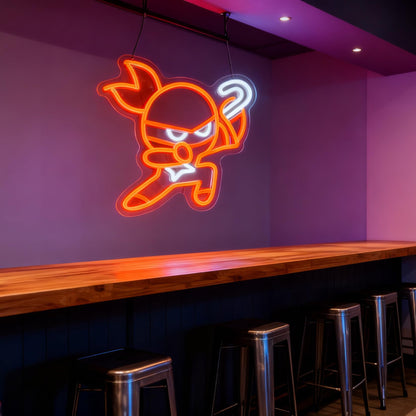 Saja Boys "Pink Idol Glow" Neon Sign | 13"x13" K-Pop Demon Hunters Aesthetic LED Wall Art