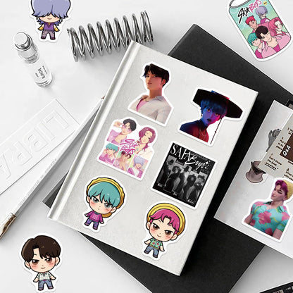 Saja Boys 50-Piece Sticker Pack | K-Pop Demon Hunters Waterproof Vinyl Decal Set