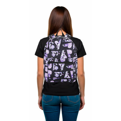 Saja Boys "Dark Idol" All-Over Print Backpack | 16.5" K-Pop Demon Hunters Tech Streetwear Bag