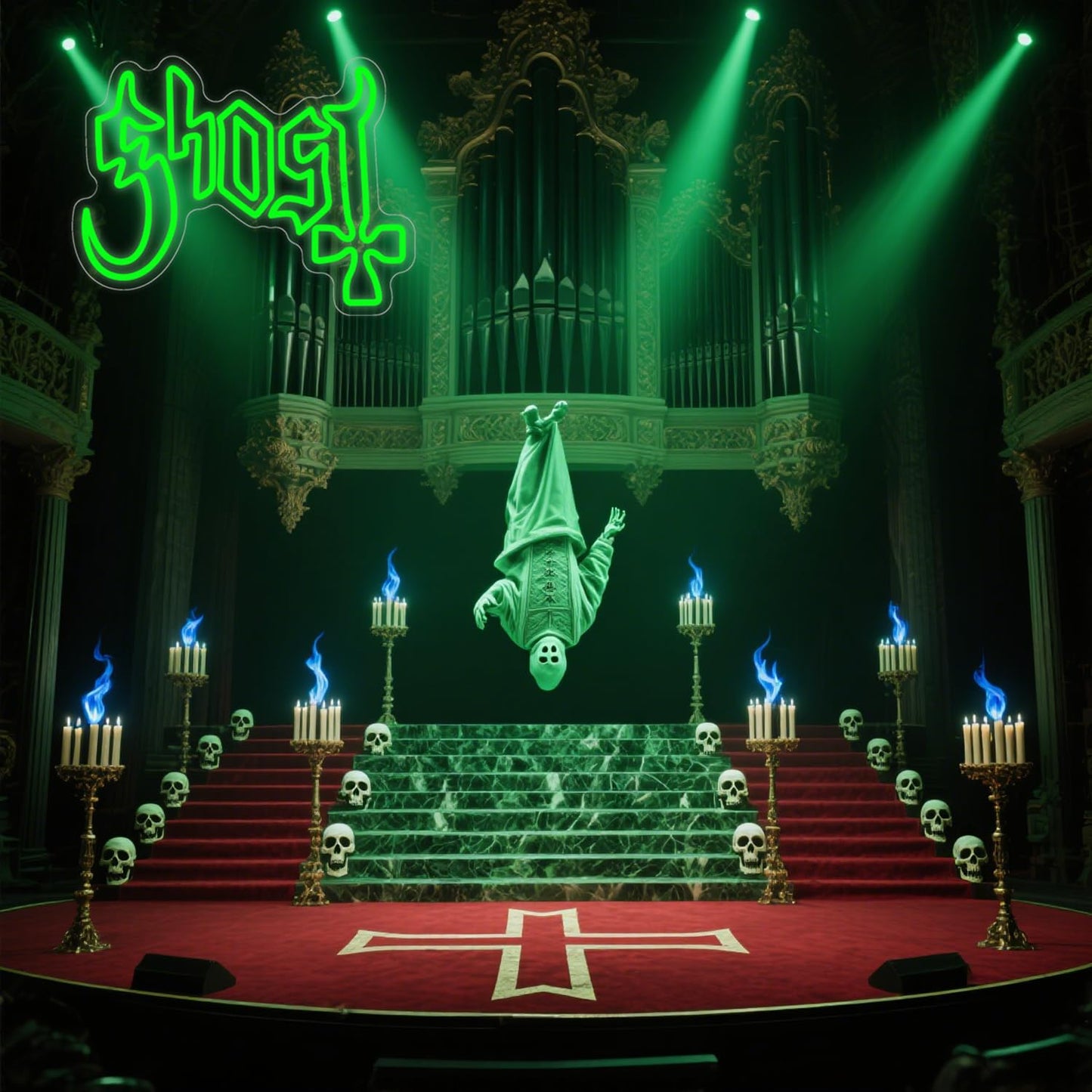 Saja Boys "Pink Idol Glow" Neon Sign | 13"x13" K-Pop Demon Hunters Aesthetic LED Wall Art