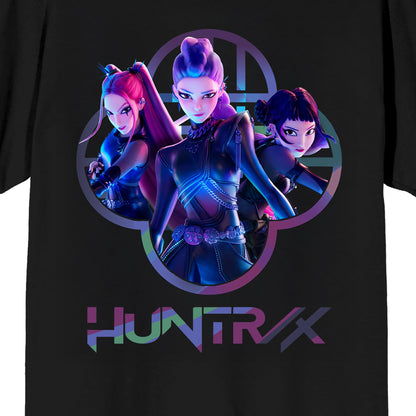 K-Pop Demon Hunters — Huntrix Capture Color Blue Glass T-Shirt (XS–6XL)
