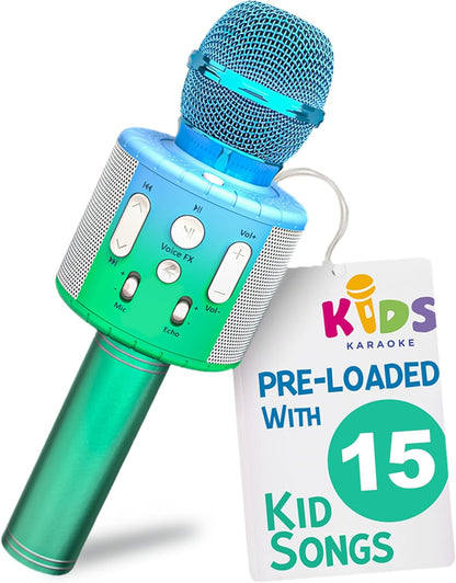 Huntrix "Vocal Star" Kids Karaoke Microphone - Bluetooth & Pre-Loaded Songs for Aspiring Hunters