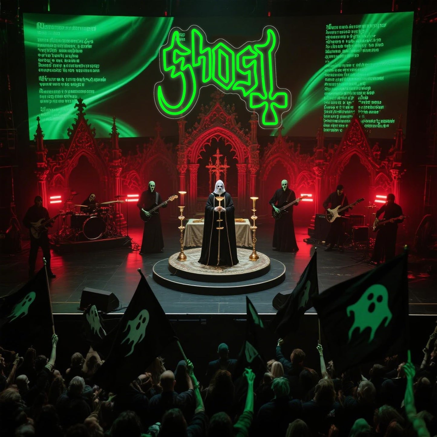 Saja Boys "Pink Idol Glow" Neon Sign | 13"x13" K-Pop Demon Hunters Aesthetic LED Wall Art