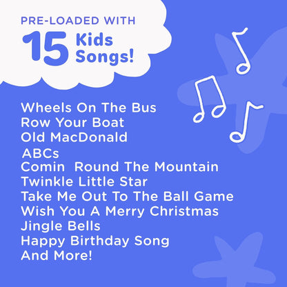 Huntrix "Vocal Star" Kids Karaoke Microphone - Bluetooth & Pre-Loaded Songs for Aspiring Hunters