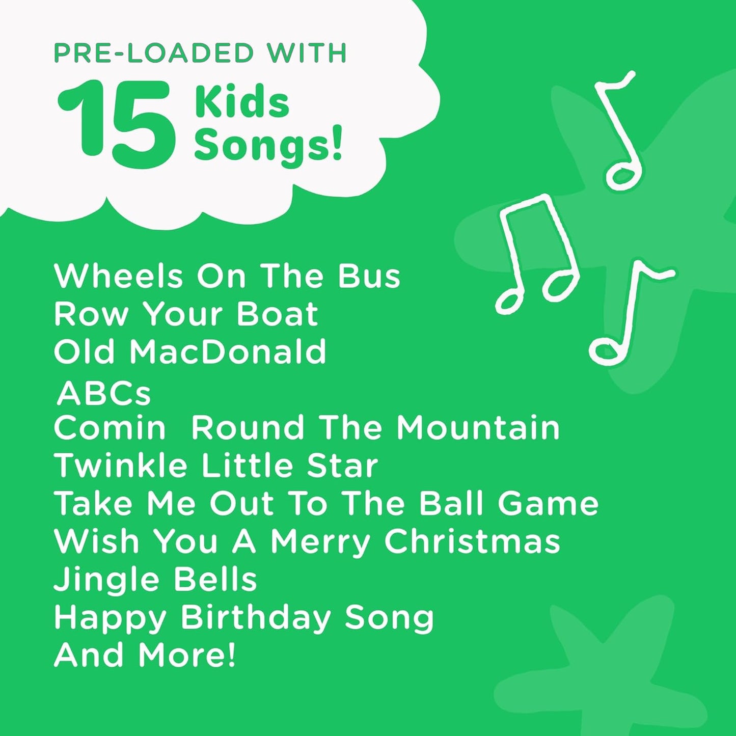 Huntrix "Vocal Star" Kids Karaoke Microphone - Bluetooth & Pre-Loaded Songs for Aspiring Hunters