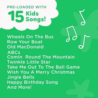 Huntrix "Vocal Star" Kids Karaoke Microphone - Bluetooth & Pre-Loaded Songs for Aspiring Hunters