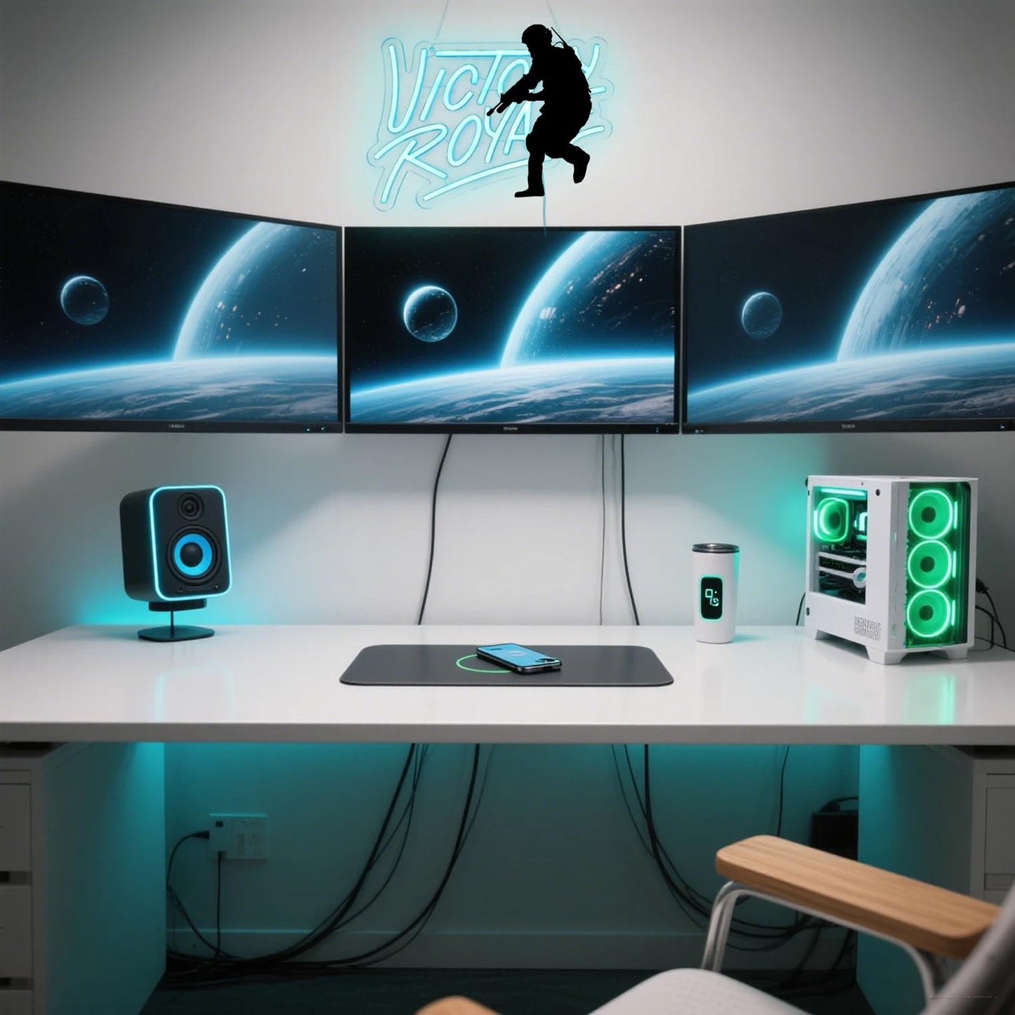 Saja Boys "Pink Idol Glow" Neon Sign | 13"x13" K-Pop Demon Hunters Aesthetic LED Wall Art