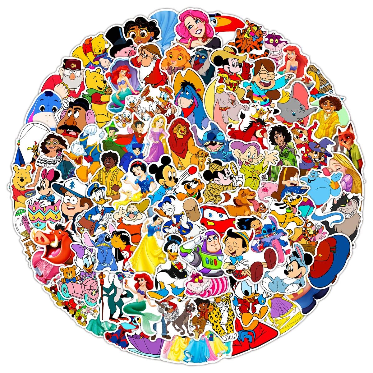 K-Pop Demon Hunters DIY "Make-A-Face" Sticker Set | 24-Sheet Saja Boys & Huntrix Interactive Party Decals