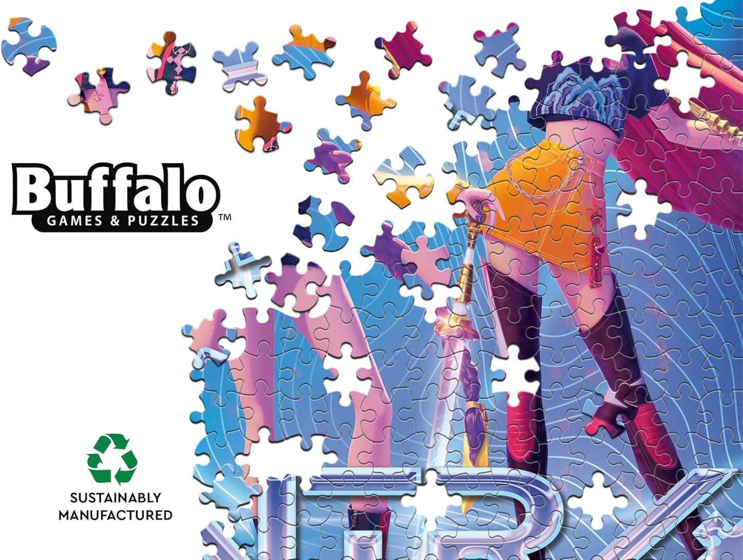 Buffalo Games Huntrix: K-Pop Demon Hunters 500-Piece Foil Jigsaw Puzzle