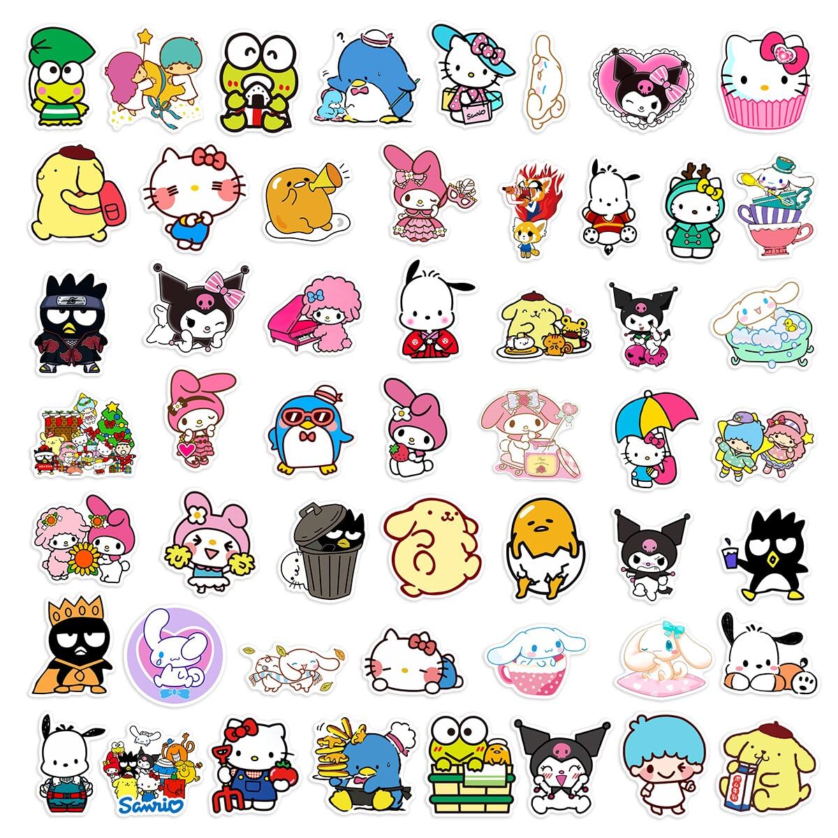 K-Pop Demon Hunters DIY "Make-A-Face" Sticker Set | 24-Sheet Saja Boys & Huntrix Interactive Party Decals