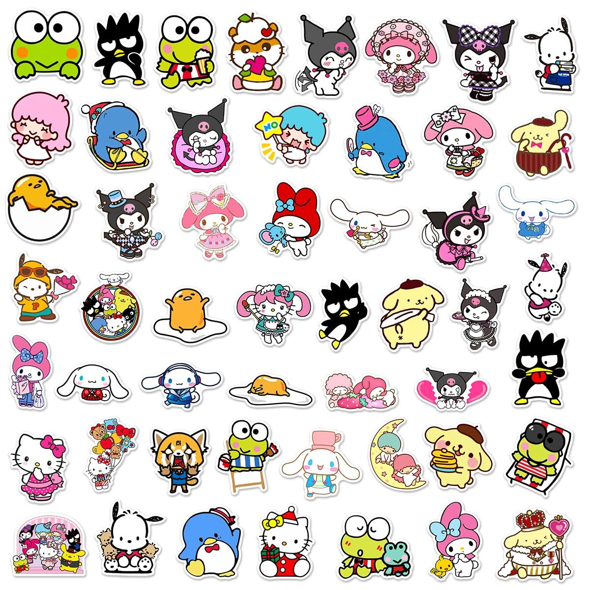 K-Pop Demon Hunters DIY "Make-A-Face" Sticker Set | 24-Sheet Saja Boys & Huntrix Interactive Party Decals