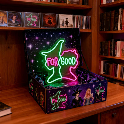 Saja Boys "Pink Idol Glow" Neon Sign | 13"x13" K-Pop Demon Hunters Aesthetic LED Wall Art