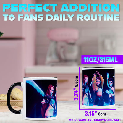 Saja Boys "The Pride" 11oz Ceramic Mug | K-Pop Demon Hunters White Idol Coffee Cup