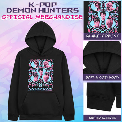 K-Pop Demon Hunters Hoodie for Girls & Teens — Officially Licensed Warm Pullover