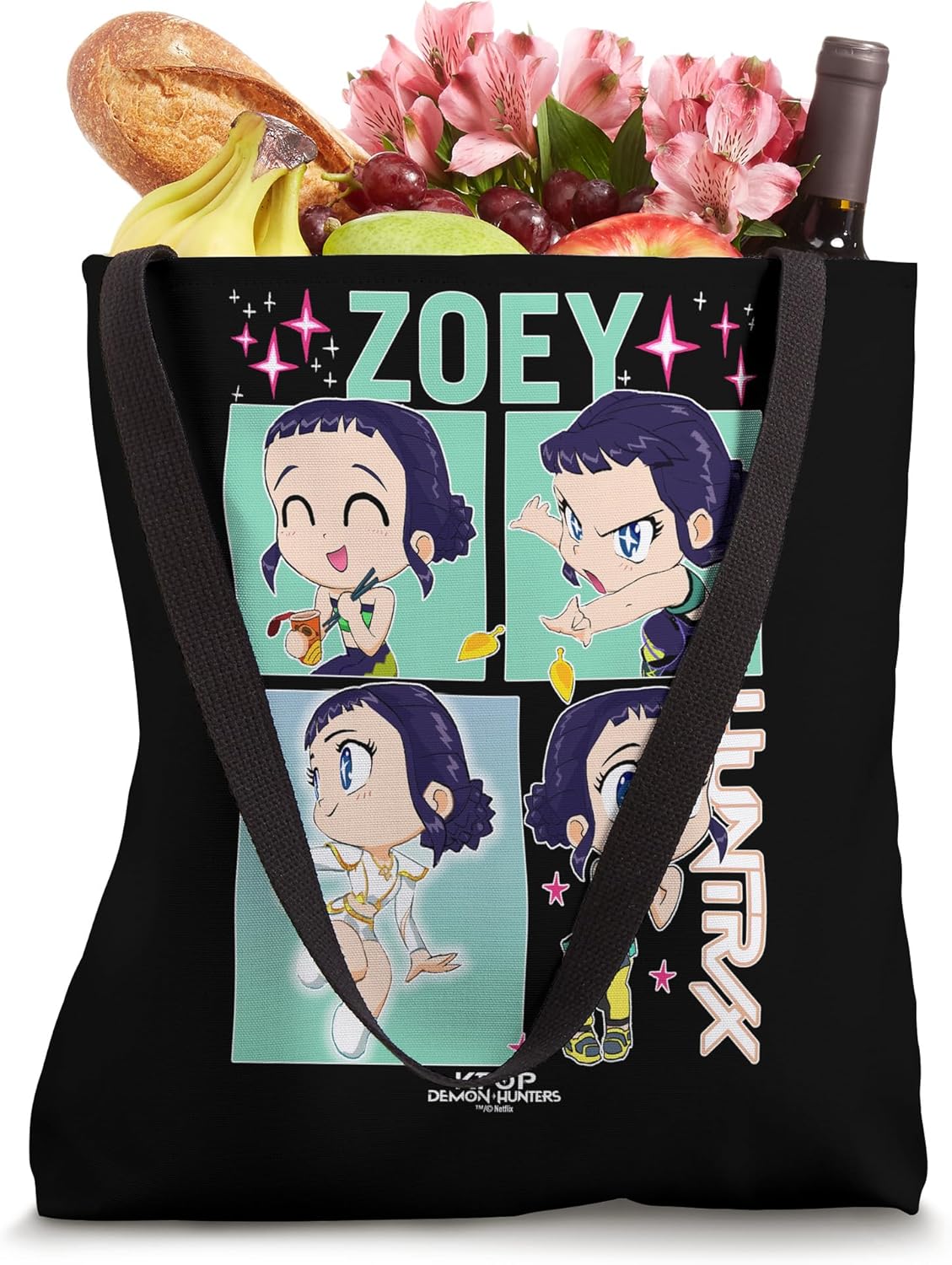 KPop Demon Hunters Zoey Officially Licensed Tote Bag
