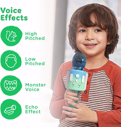 Huntrix "Vocal Star" Kids Karaoke Microphone - Bluetooth & Pre-Loaded Songs for Aspiring Hunters