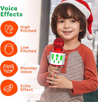 Huntrix "Vocal Star" Kids Karaoke Microphone - Bluetooth & Pre-Loaded Songs for Aspiring Hunters