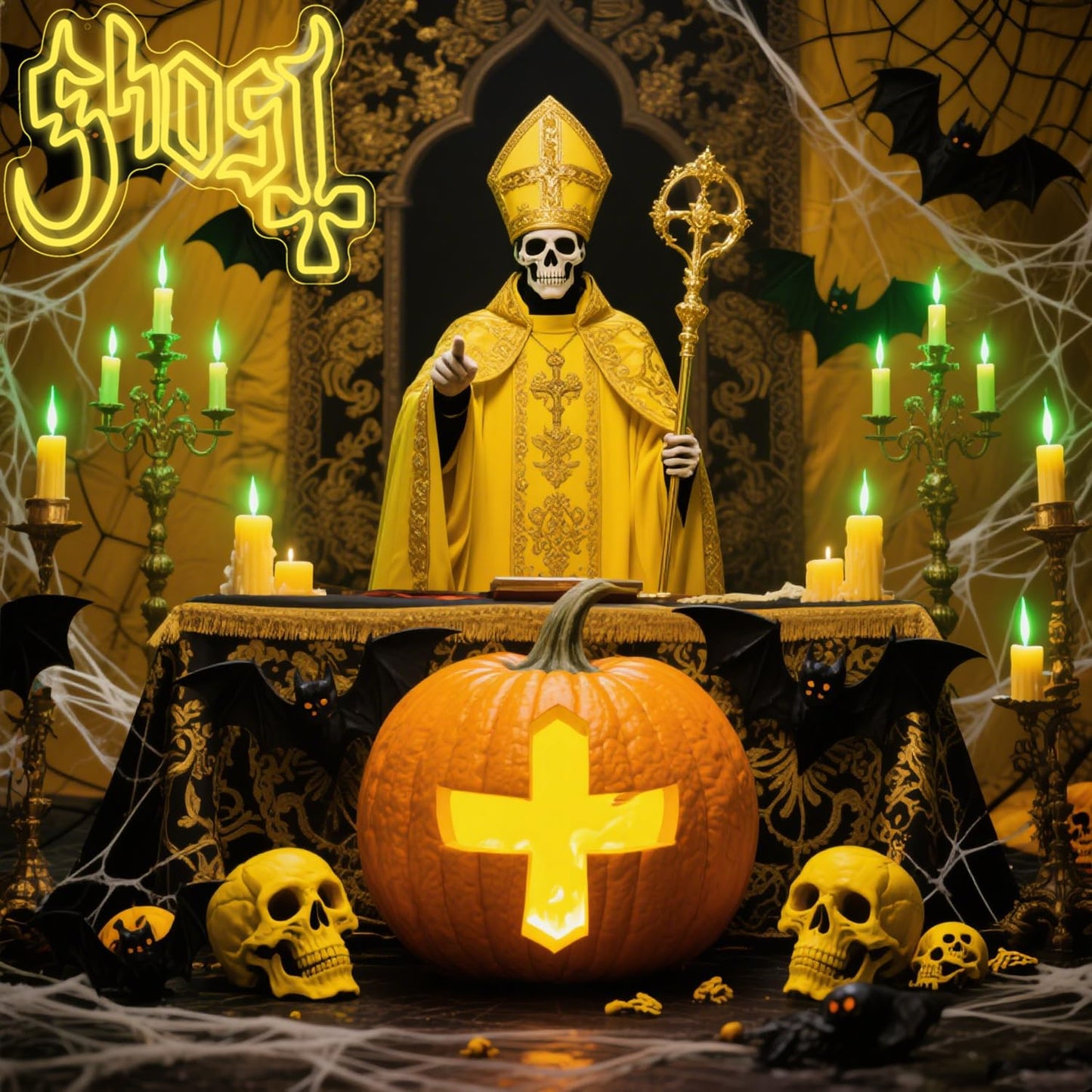 Saja Boys "Pink Idol Glow" Neon Sign | 13"x13" K-Pop Demon Hunters Aesthetic LED Wall Art