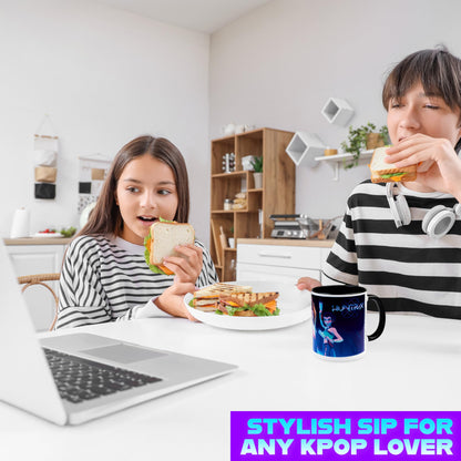 Saja Boys "The Pride" 11oz Ceramic Mug | K-Pop Demon Hunters White Idol Coffee Cup