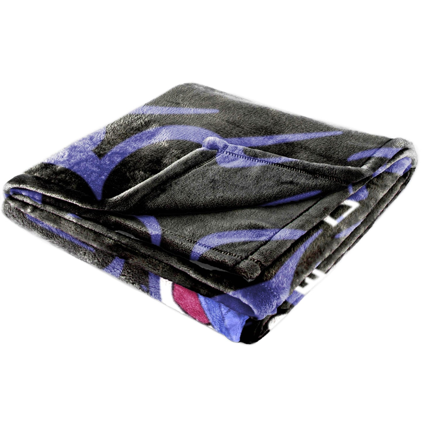 Saja Boys & Huntrix Chibi Plush Throw | K-Pop Demon Hunters Lavender Aesthetic Dorm Blanket