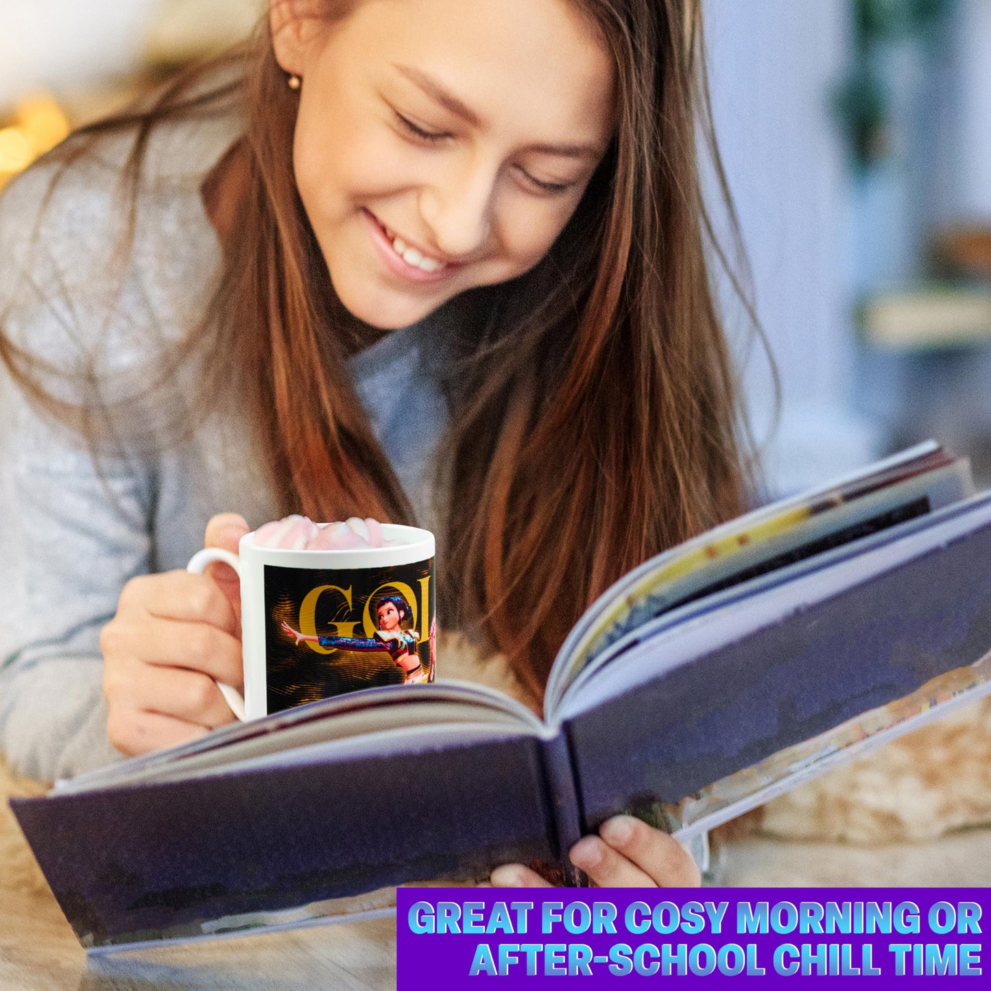 Saja Boys "The Pride" 11oz Ceramic Mug | K-Pop Demon Hunters White Idol Coffee Cup