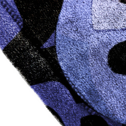 Saja Boys & Huntrix Chibi Plush Throw | K-Pop Demon Hunters Lavender Aesthetic Dorm Blanket