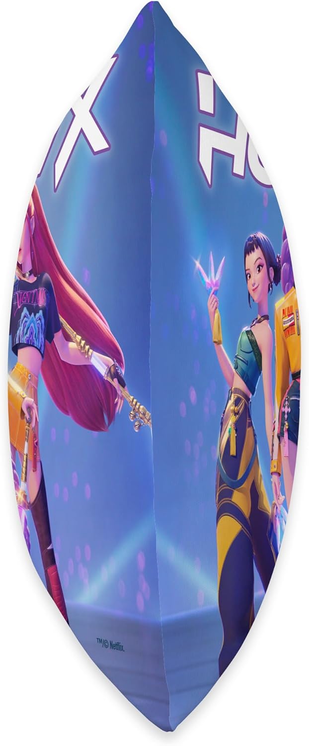 Huntrix throw pillow packaged for safe shipping — limited edition collector box