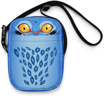 KPop Demon Hunters Derpy Tiger Crossbody Bag – Cute Character Shoulder Purse with Adjustable Strap – Lightweight Everyday Accessory – Officially Licensed