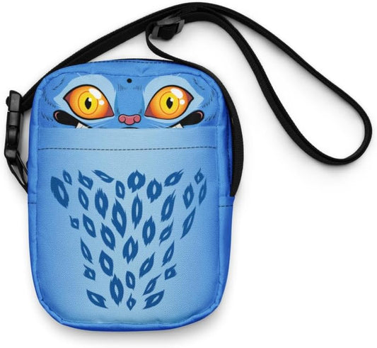 KPop Demon Hunters Derpy Tiger Crossbody Bag – Cute Character Shoulder Purse with Adjustable Strap – Lightweight Everyday Accessory – Officially Licensed