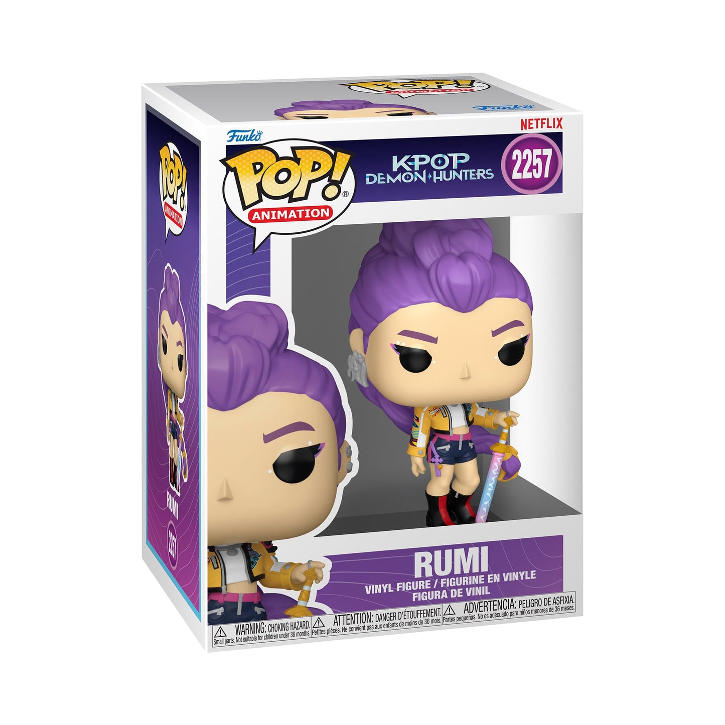 Funko Pop! Animation: Kpop! Demon Hunter - Rumi - Collectable Vinyl Figure - Gift Idea - Official Merchandise - Toys for Kids & Adults - TV Fans - Model Figure for Collectors
