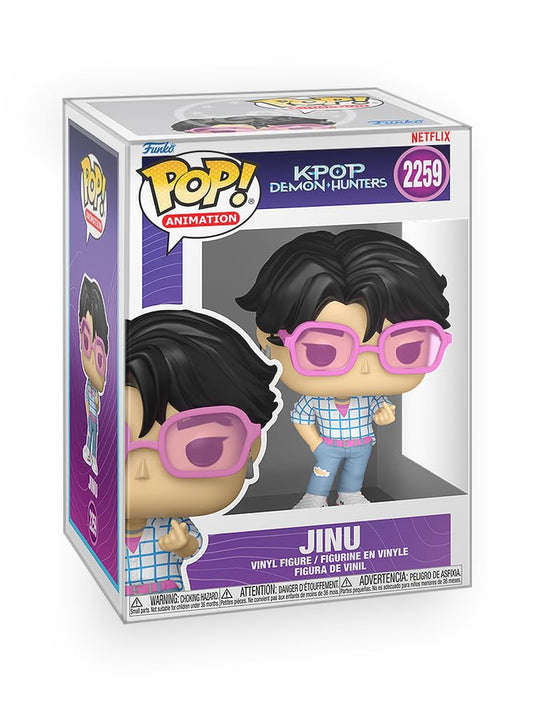 Funko Pop! Animation: Kpop Demon Hunters - Jinu Saja Boys Vinyl Figure Collectibles Bundled with Box Protector