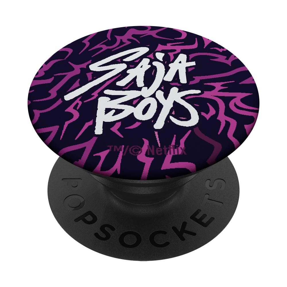 KPop Demon Hunters Saja Boys Demon Pattern PopSockets Adhesive PopGrip